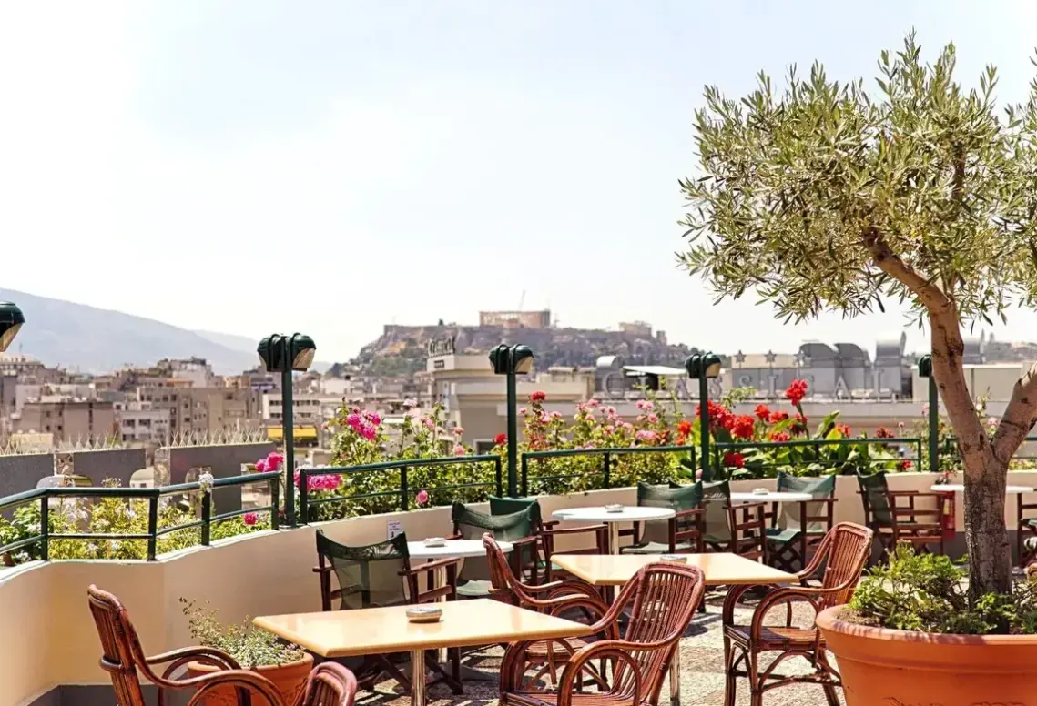 Widok z hotelu Stanley (Athens)