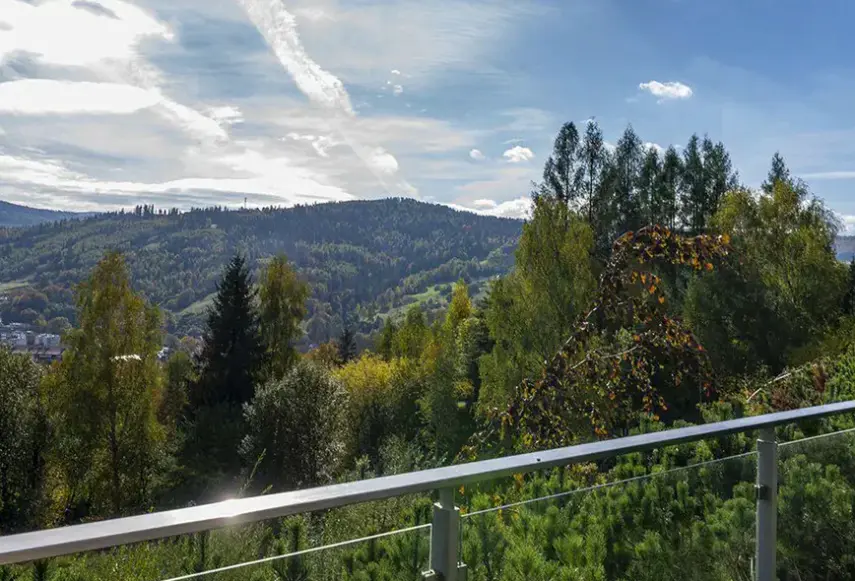 Widok z hotelu VacationClub Wisła