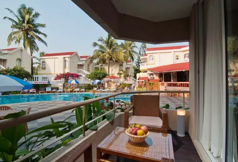 Widok z hotelu Whispering Palms
