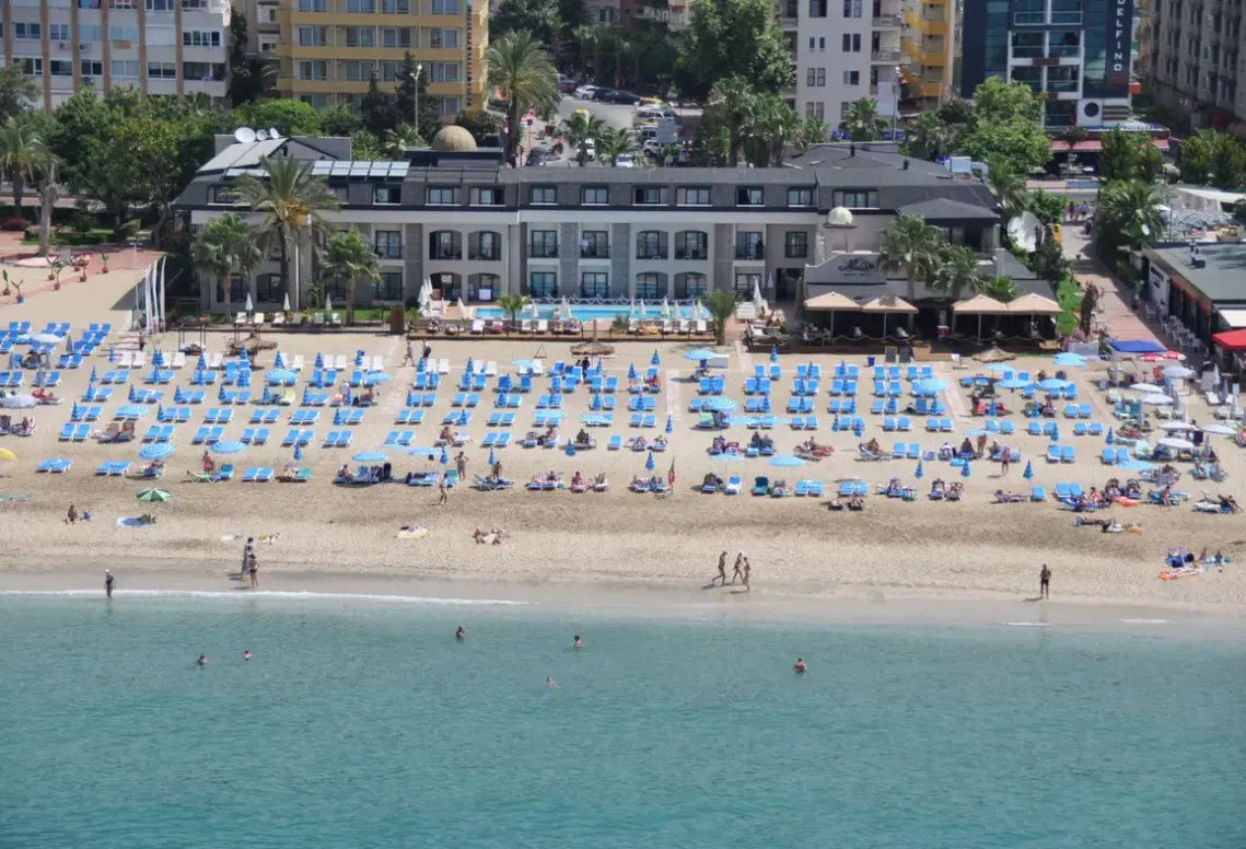 Plaża przy hotelu Alaaddin Beach (Alanya)