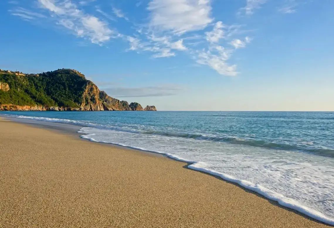 Plaża przy hotelu Alaaddin Beach (Alanya)