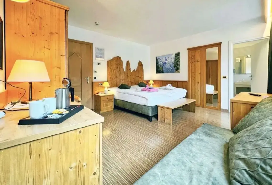 Pokój w hotelu Alle Dolomiti
