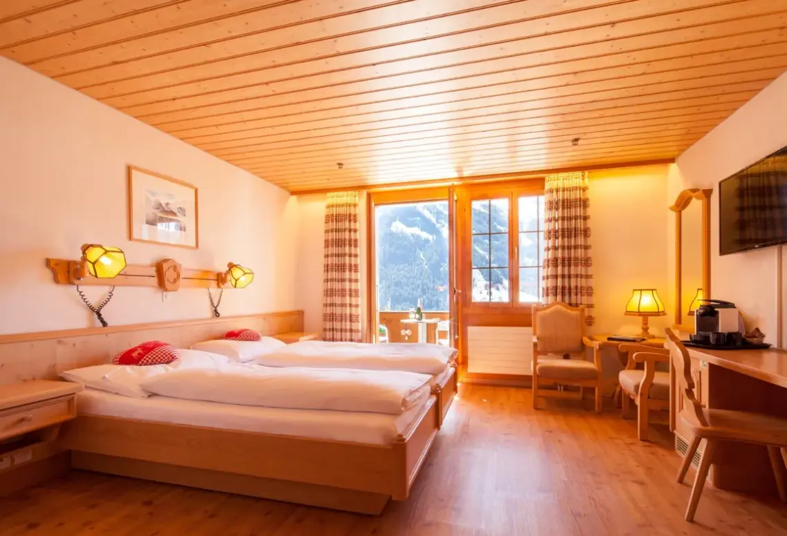 Pokój w hotelu Alpenhof (Grindelwald)