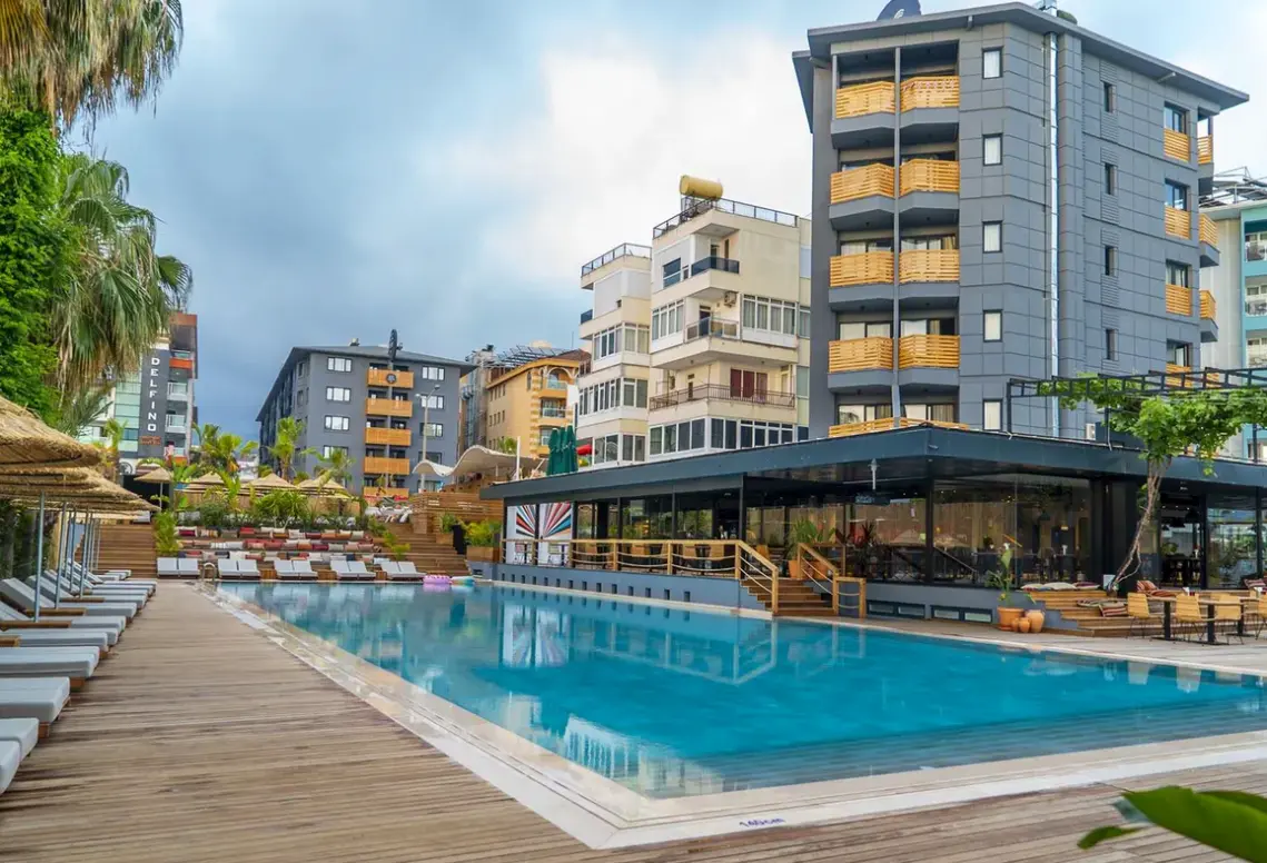 Basen w hotelu ananea Kleopatra Beach (ex. Cooks Club Alanya)
