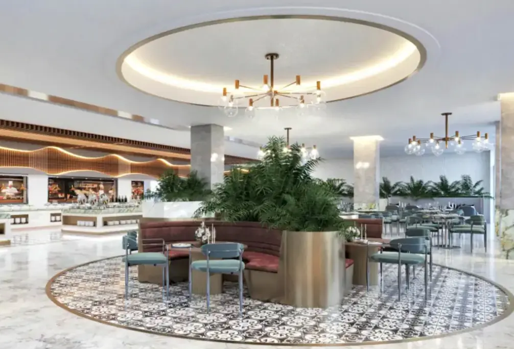 Restauracja i jedzenie w hotelu Azura World (ex. Wyndham Alanya)