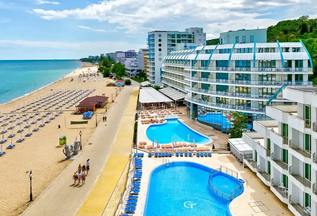 Plaża przy hotelu Berlin Golden Beach