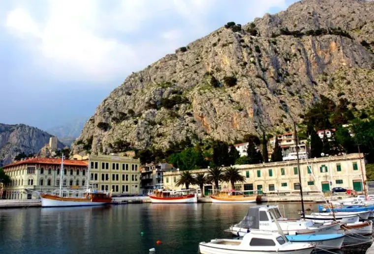 Widok z hotelu Brzet (Omiš)