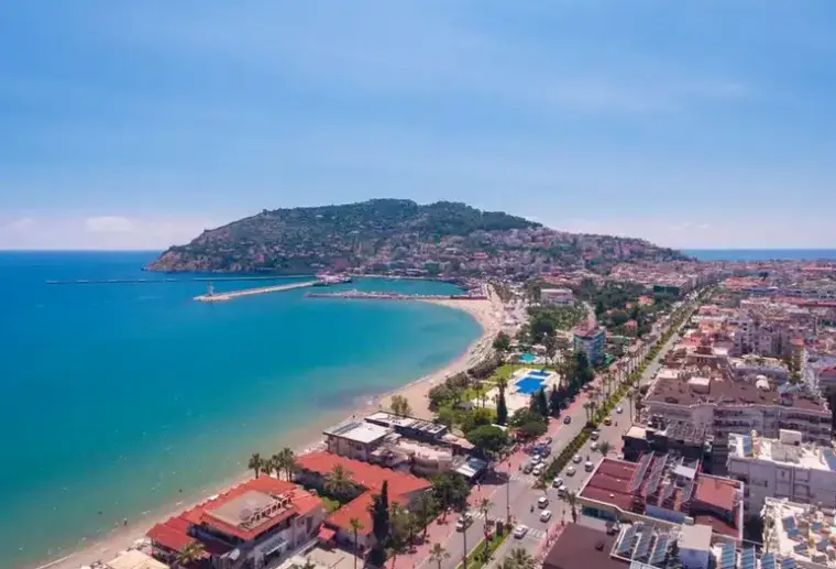 Plaża przy hotelu Buyuk Alanya