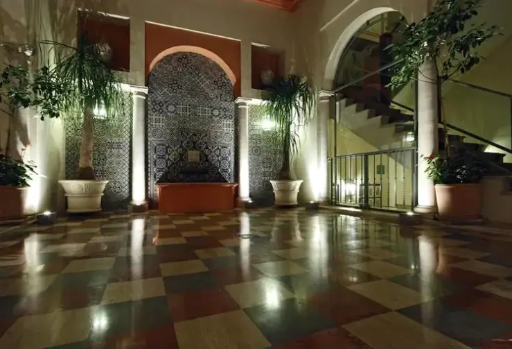 Lobby hotelu Casa Romana