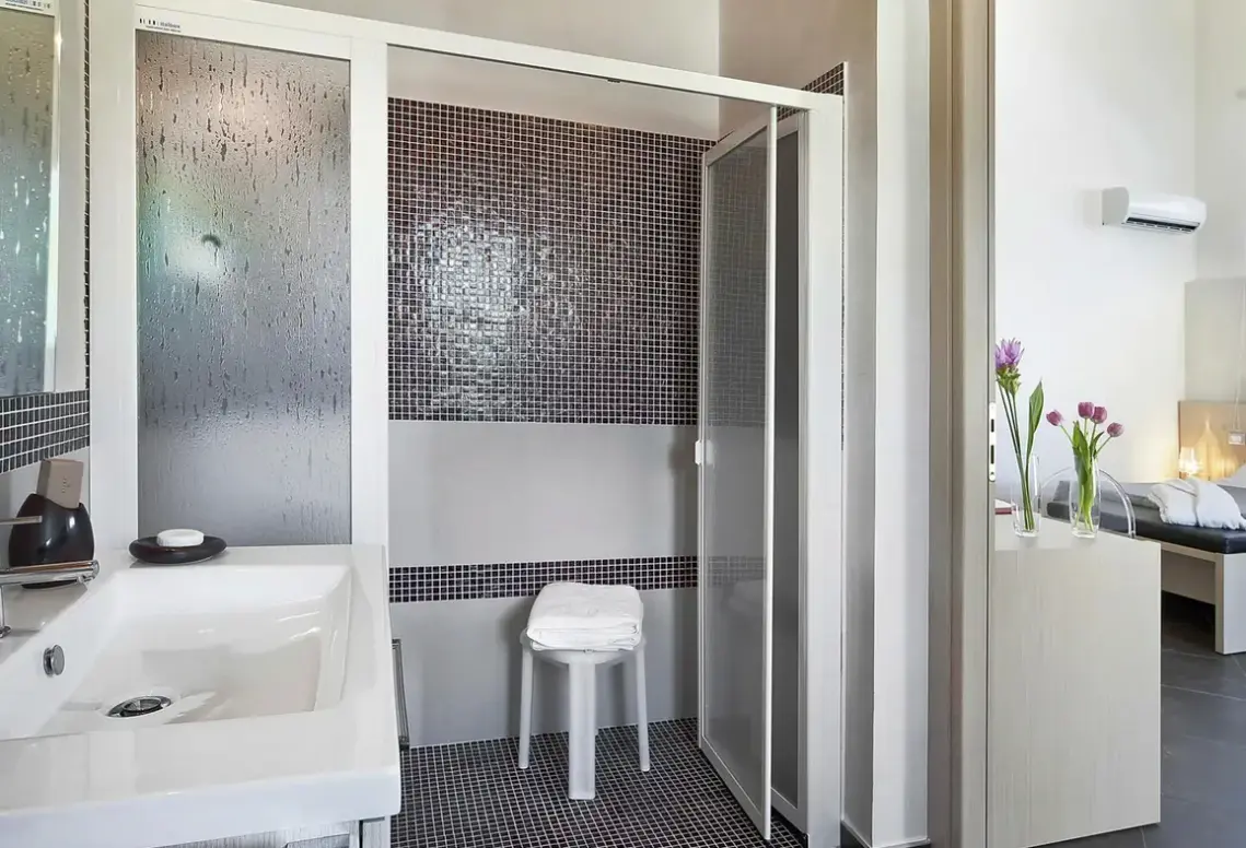 Łazienka w pokoju hotelu Casato Licitra
