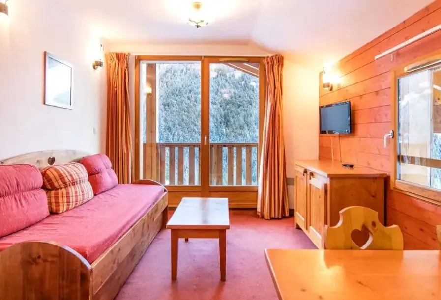 Pokój w hotelu Chalets de la Ramoure