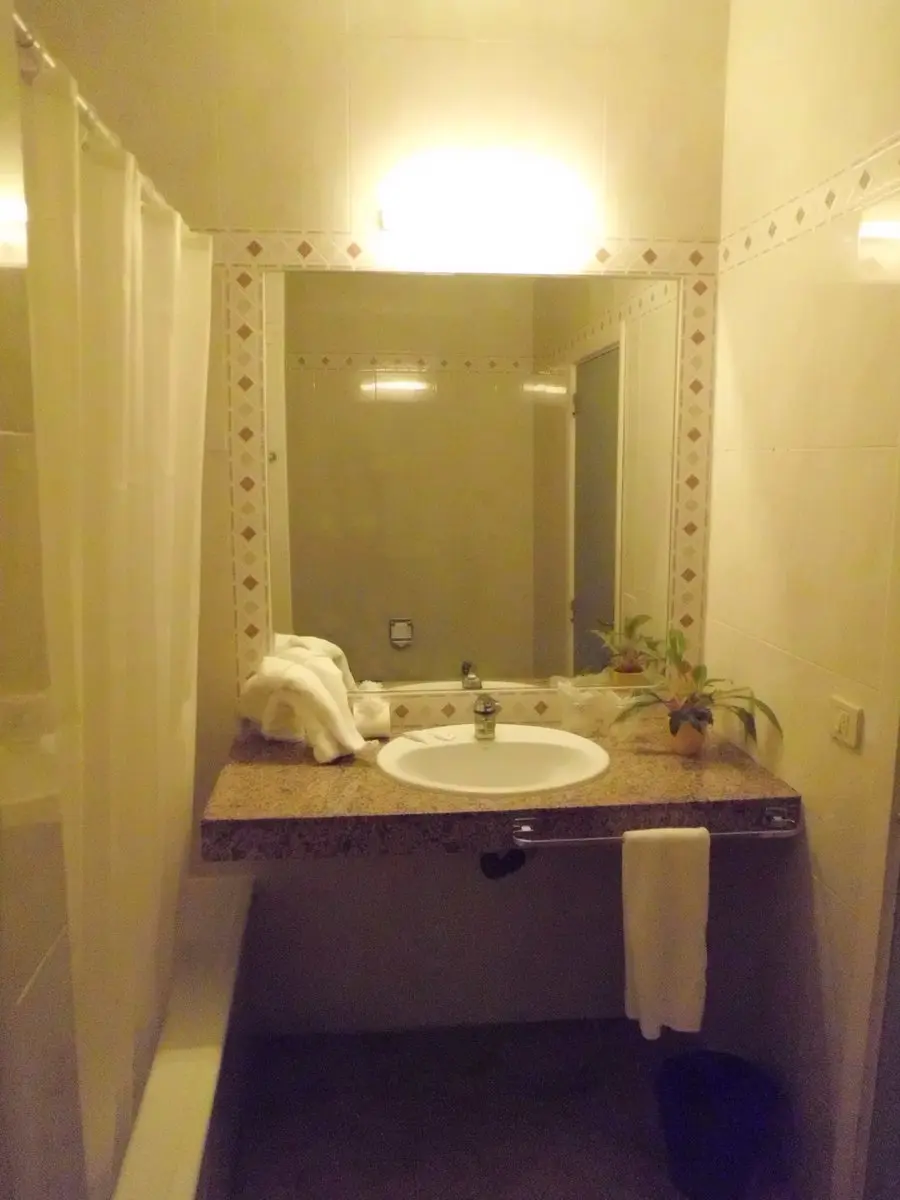 Łazienka w pokoju hotelu Chinyero Apartamentos