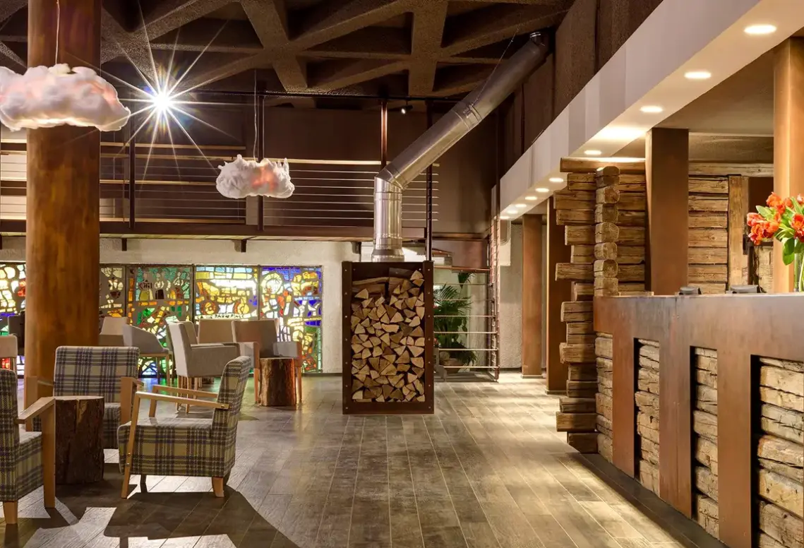 Lobby hotelu Club Valtur Pila