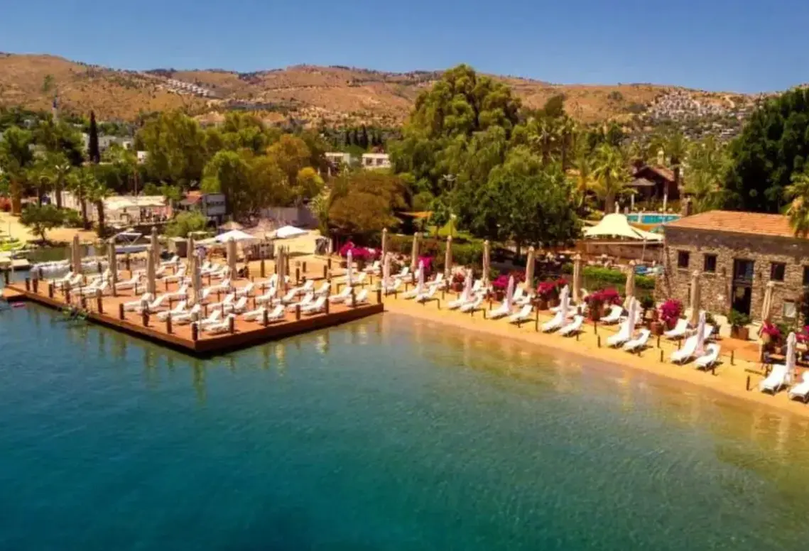 Plaża przy hotelu Divan Bodrum