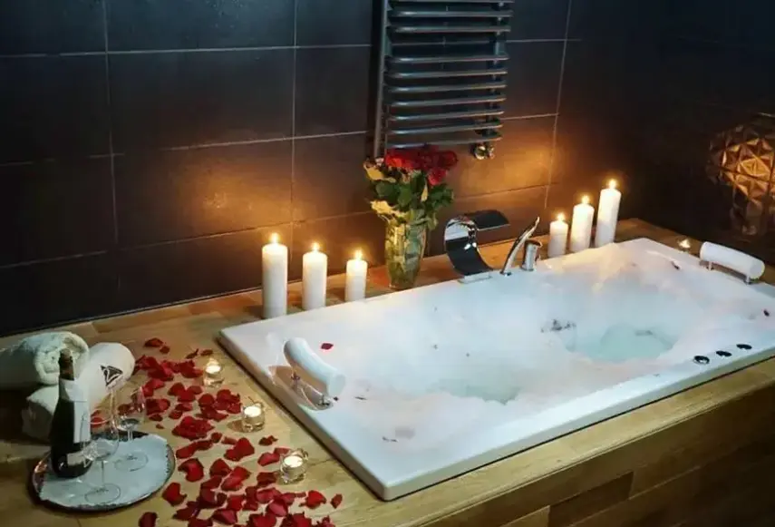 Łazienka w pokoju hotelu Dwa Potoki (Karpacz)