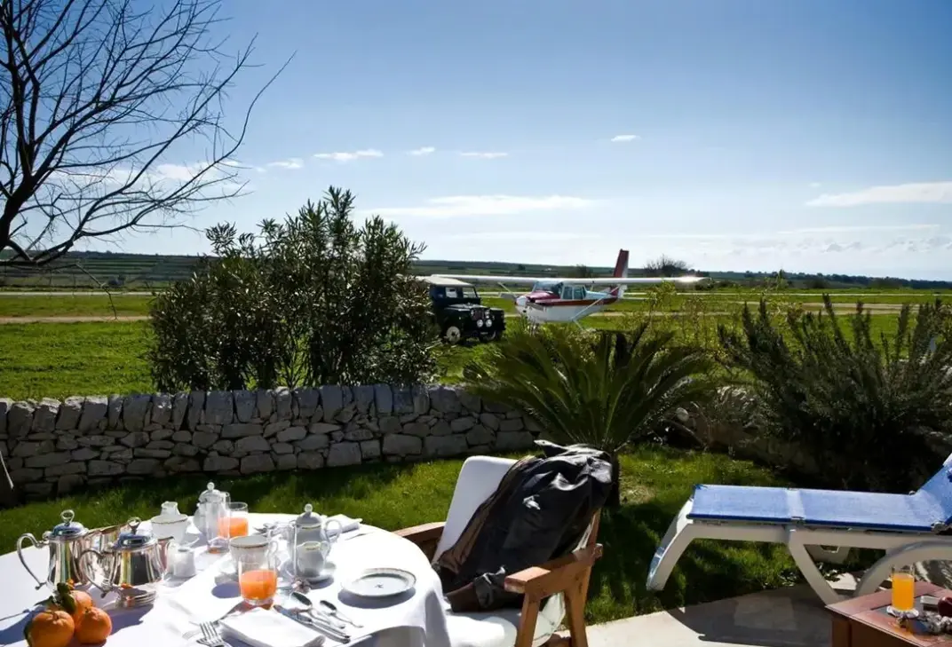 Widok z hotelu Eremo della Giubiliana