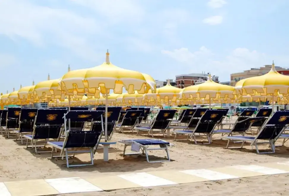 Plaża przy hotelu Eureka