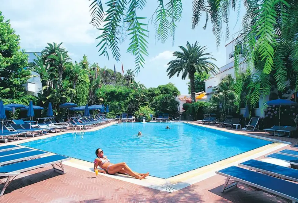 Basen w hotelu Floridiana Terme