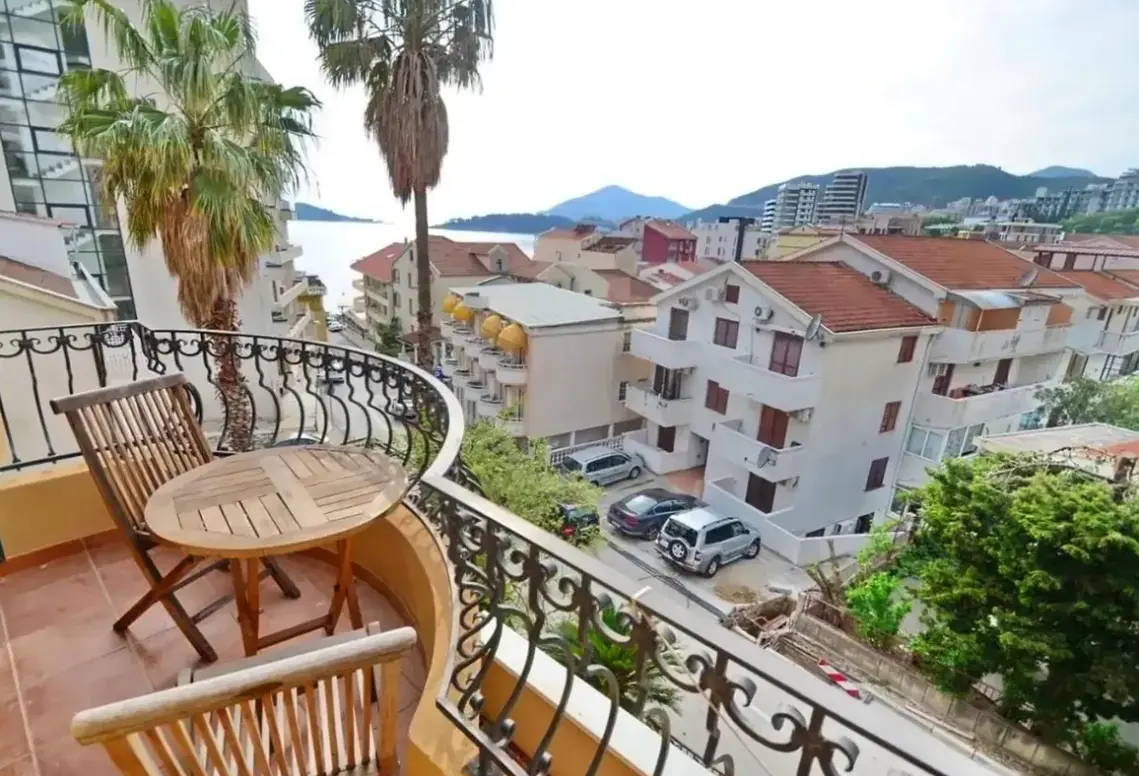 Widok z hotelu Garni Meduza