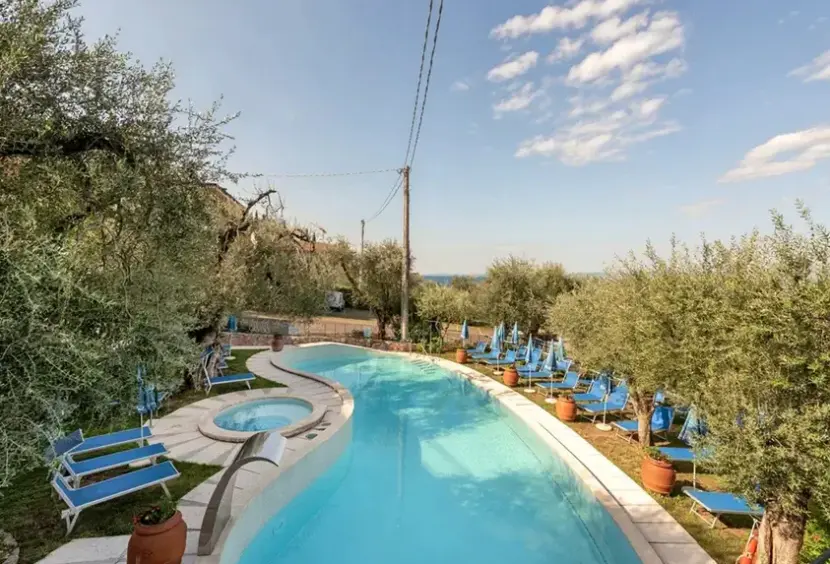 Basen w hotelu Internazionale (Torri del Benaco)