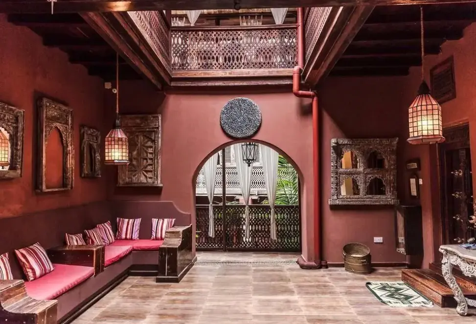 Lobby hotelu Jafferji House & Spa