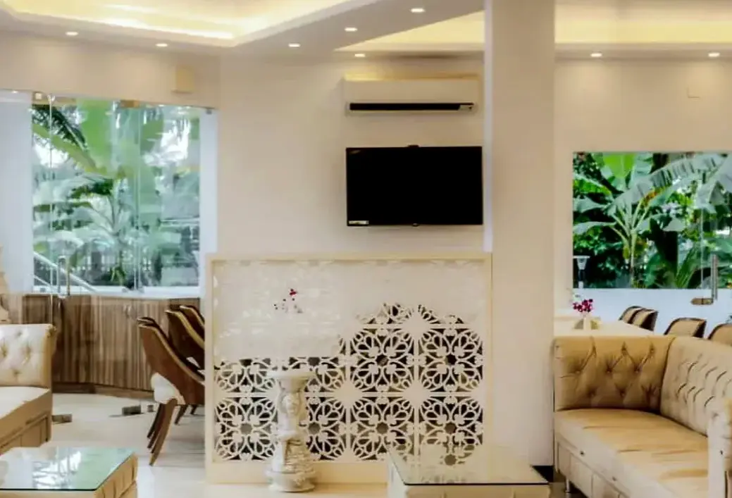 Lobby hotelu Krishna Beach Resort