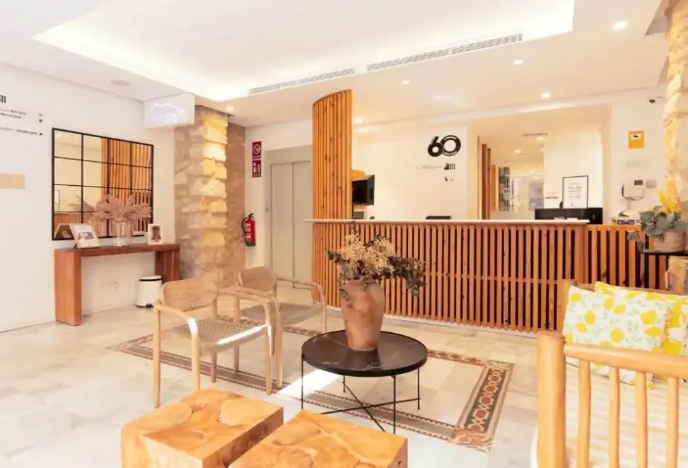 Lobby hotelu La Milagrosa