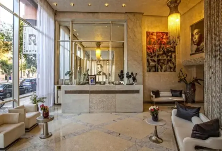Lobby hotelu La Renaissance