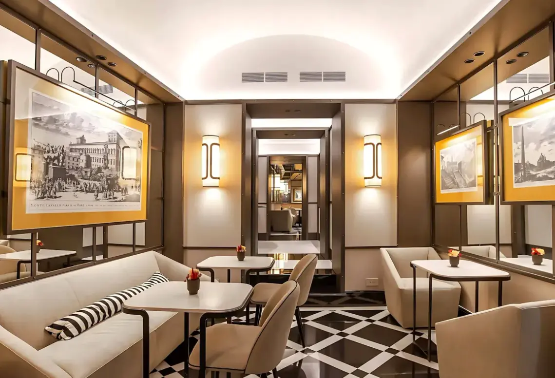 Lobby hotelu Lunetta