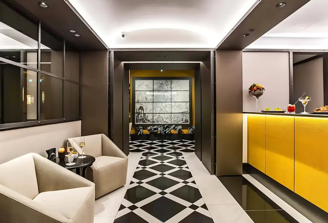 Lobby hotelu Lunetta