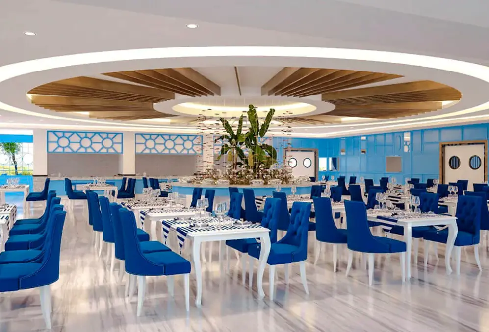 Restauracja i jedzenie w hotelu Marine Family Club Beach (ex. Otium Family Club Marine Beach)