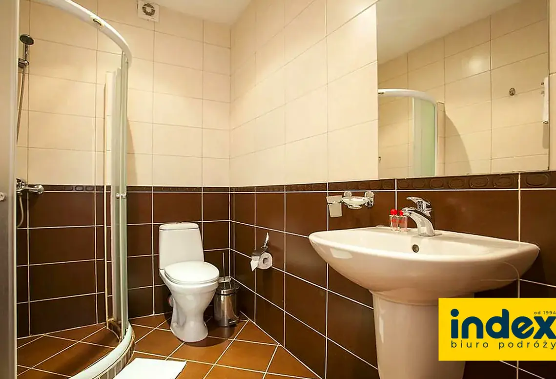 Łazienka w pokoju hotelu Melsa Coop
