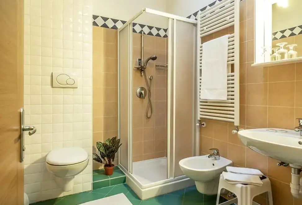 Łazienka w pokoju hotelu Monclassico