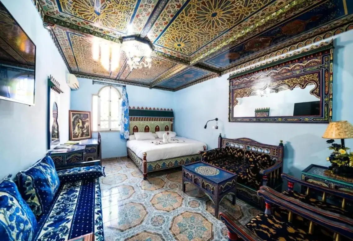Pokój w hotelu Moroccan House Marrakesz