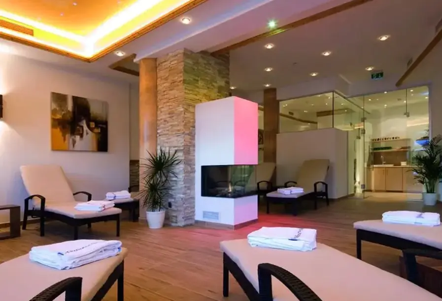 Lobby hotelu Obermair