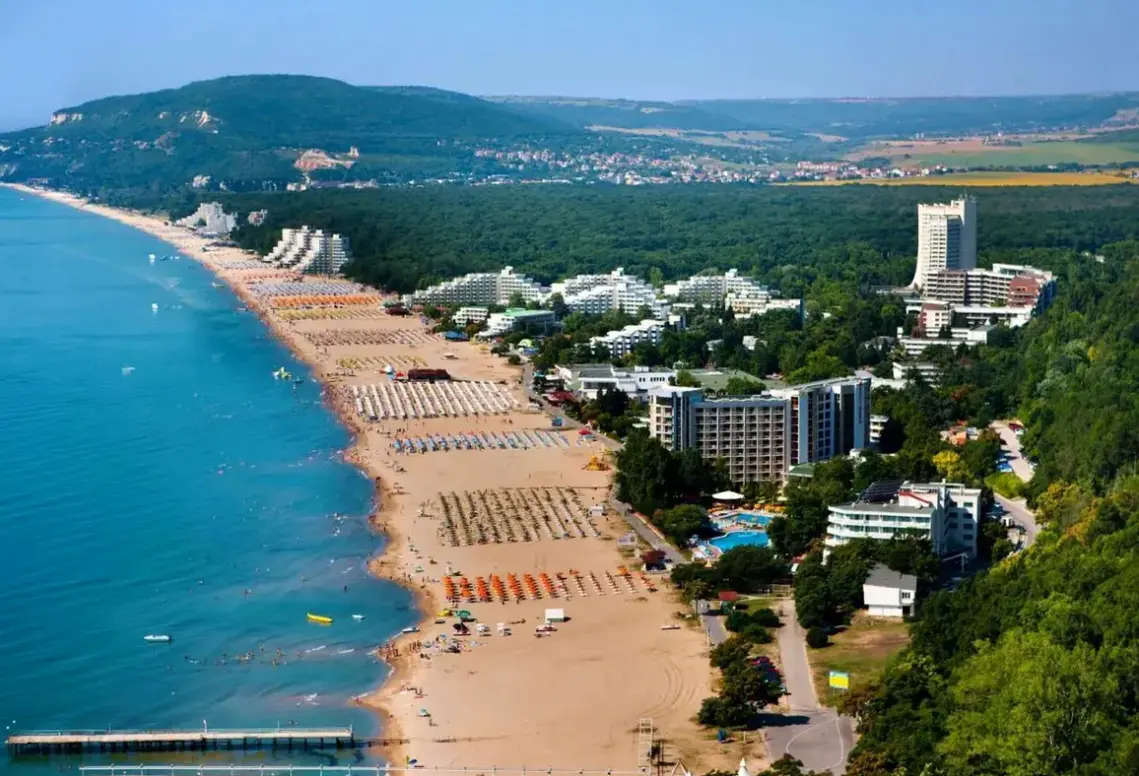 Plaża przy hotelu Orchidea (Albena)
