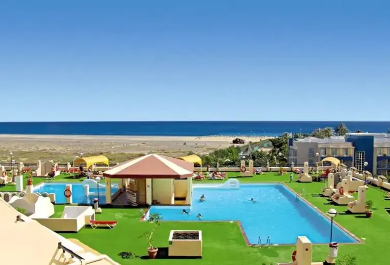Basen w hotelu Palm Garden Apartamentos (Jandia)