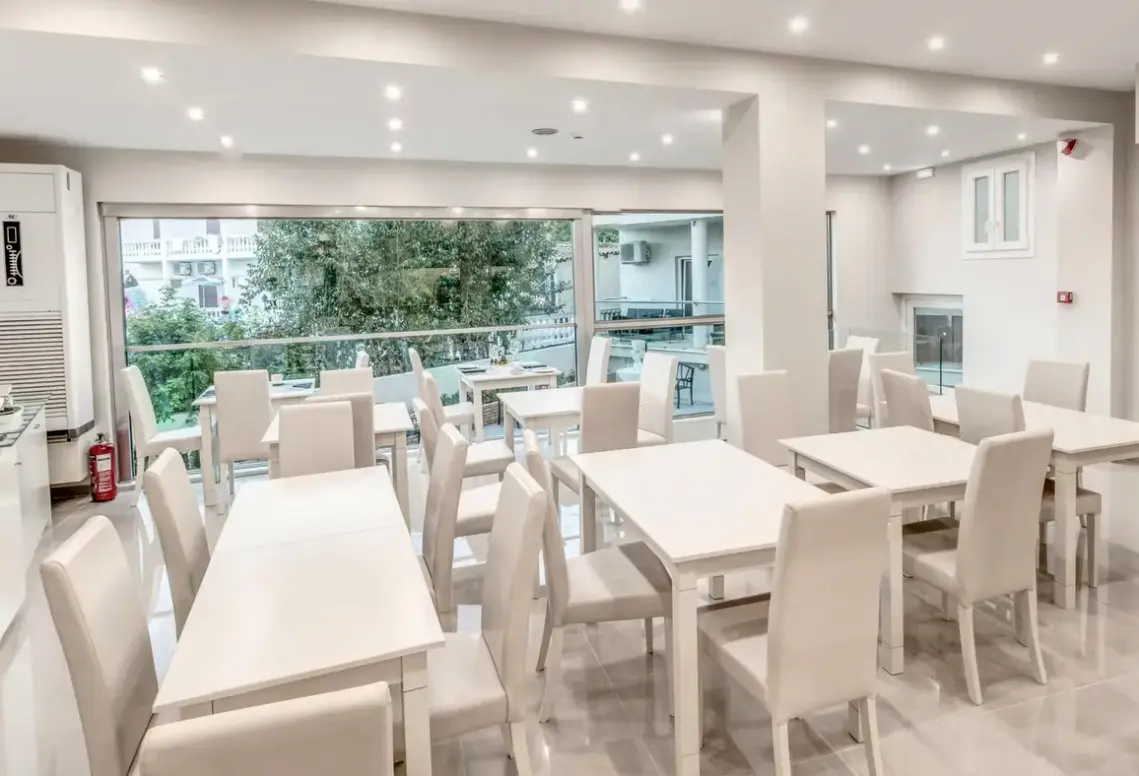 Restauracja i jedzenie w hotelu Palotel Luxury (Corfu)
