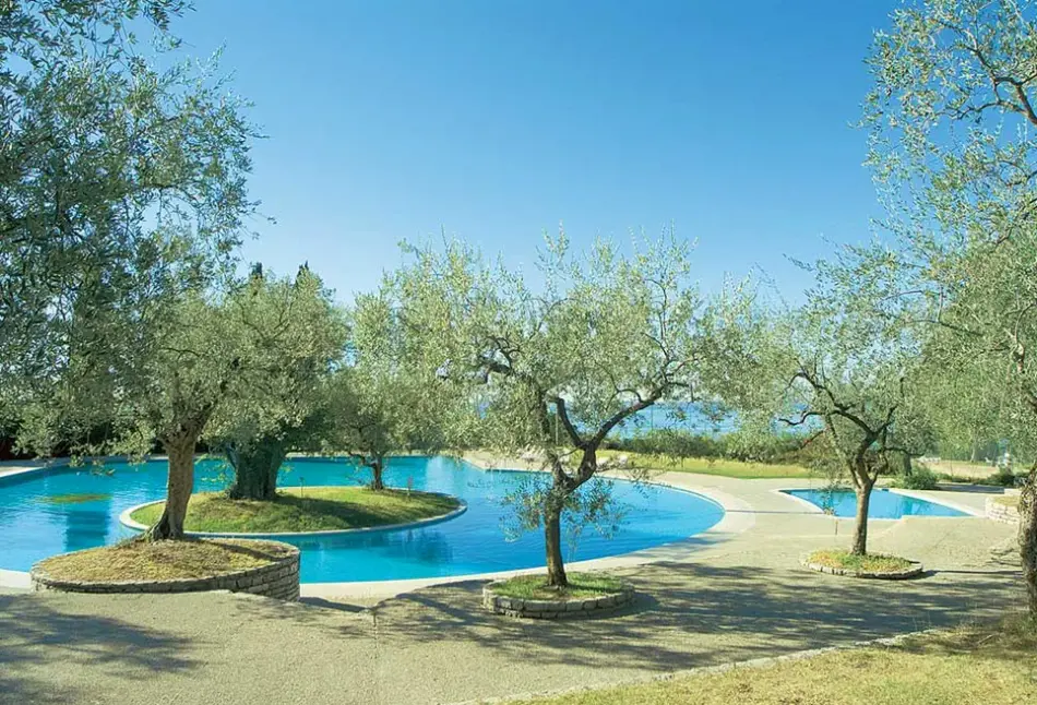 Basen w hotelu Parco del Garda