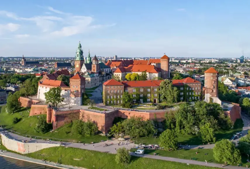 Widok z hotelu Pergamin Aparthotel