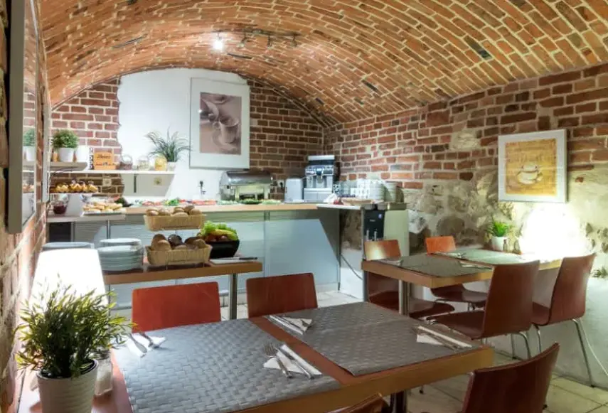 Restauracja i jedzenie w hotelu Pergamin Aparthotel
