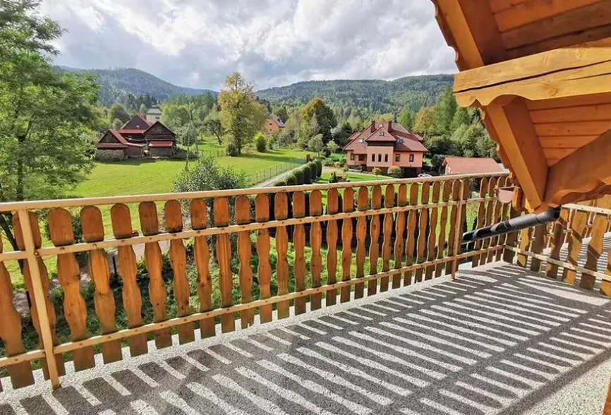 Widok z hotelu Pilsko