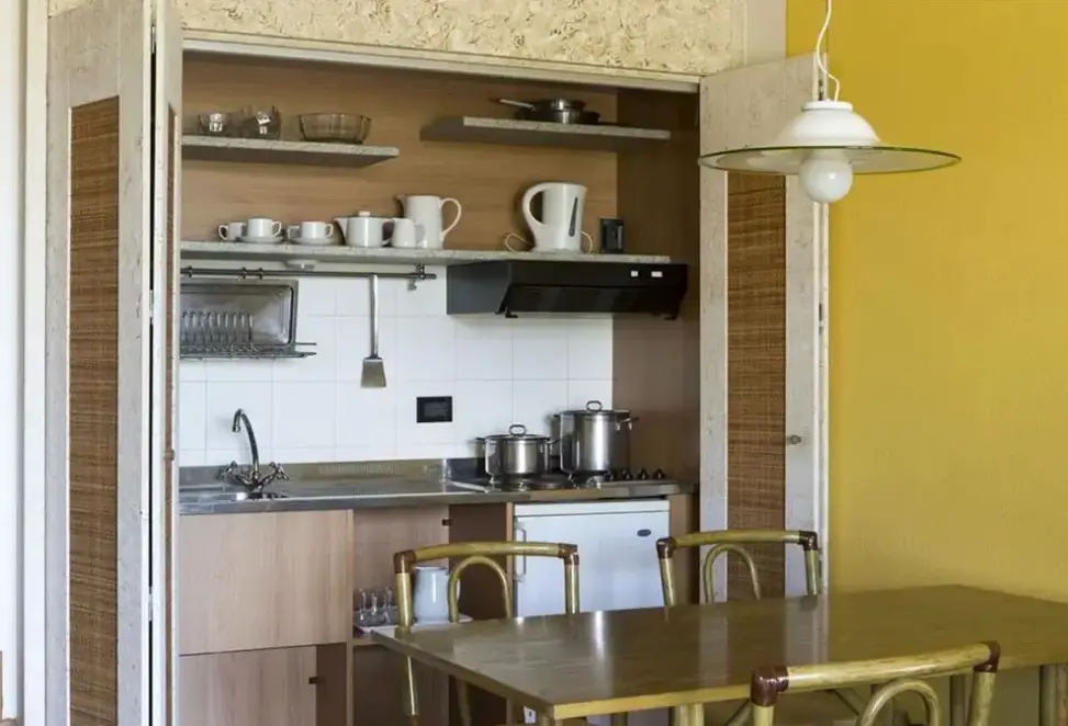 Restauracja i jedzenie w hotelu Poiano Apartaments
