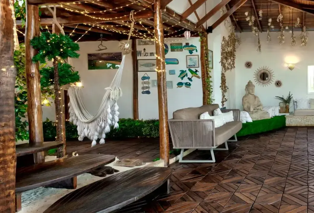 Lobby hotelu Posada Galapagos
