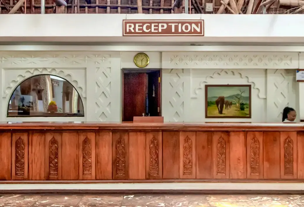 Lobby hotelu Reef (Nyali)