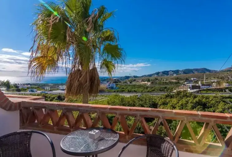 Widok z hotelu Rural Almazara