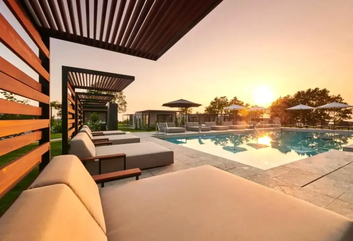 Basen w hotelu San Servolo Wellness Resort