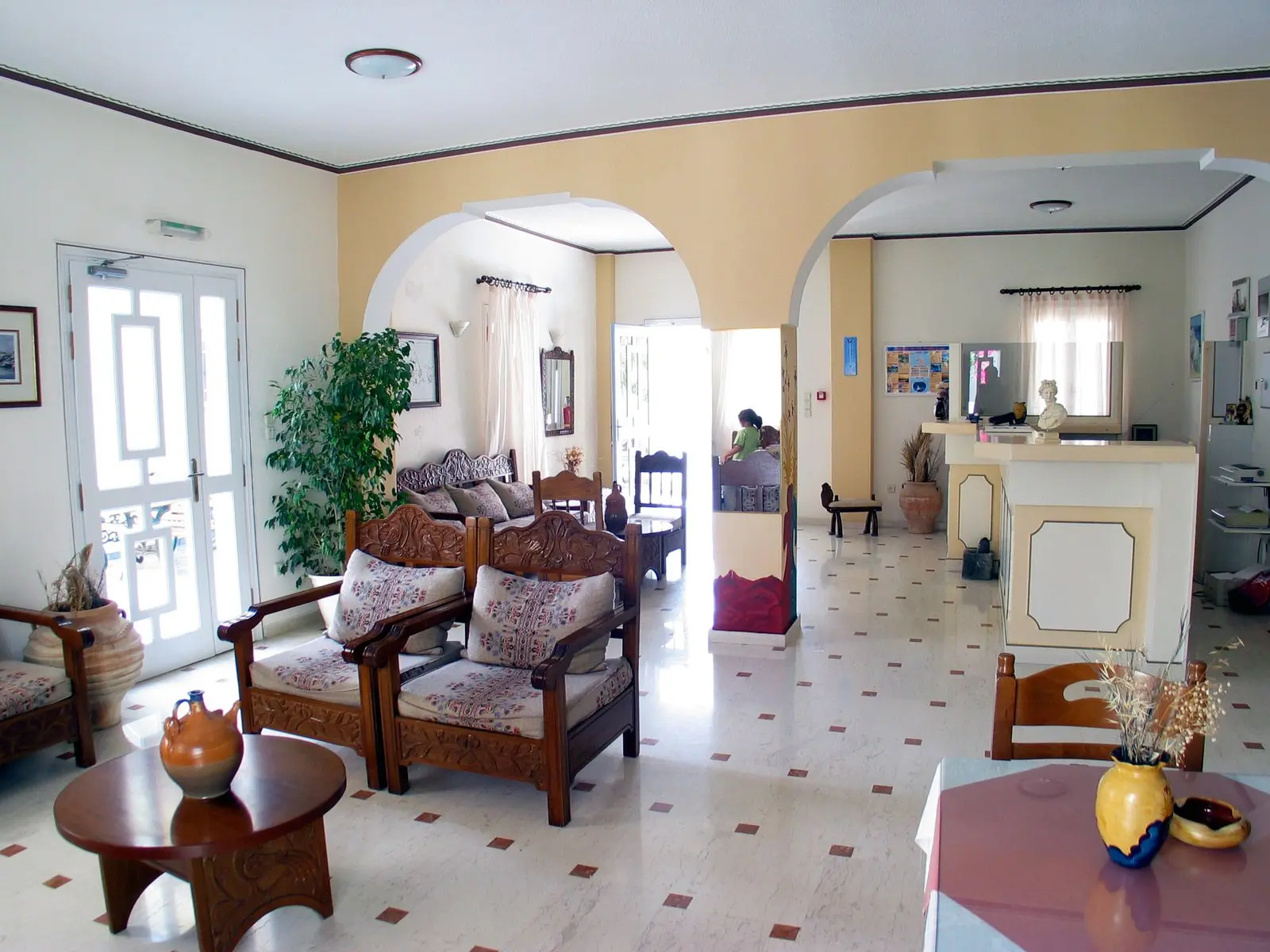 Lobby hotelu Sellada Apartments
