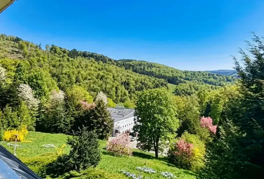 Widok z hotelu Solis (Ustroń)