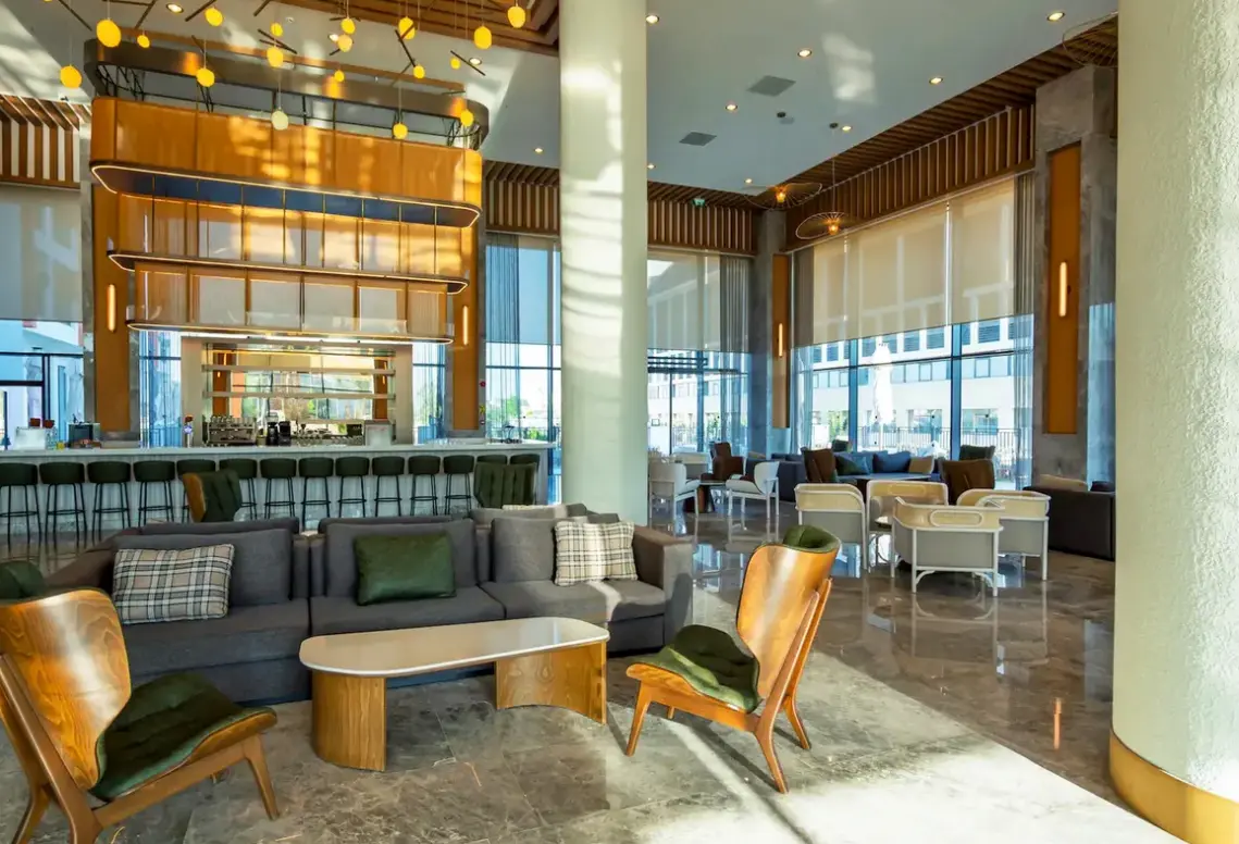 Lobby hotelu Sy Belek Boutique Luxury